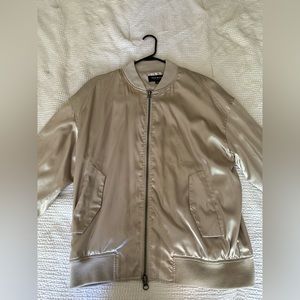 Pacsun Satin type XL bomber jacket- stained